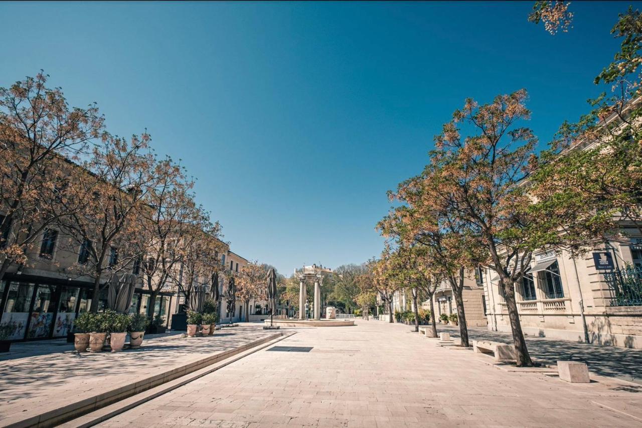 Apartamento Roche Blanche - Terrasse Et Parking Nimes Exterior foto